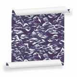 Wallpaper MARIE - Blue - Blue - Design : Mues Design 3