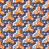 Papier peint MOKOBÉ - Orange - Orange - Design : Mues Design 2