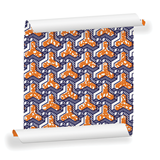Wallpaper MOKOBÉ - Orange - Orange - Design : Mues Design 3