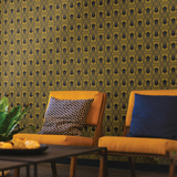 Wallpaper CONSTELLATION - Yellow - Yellow - Design : Mues Design 2