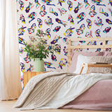 Wallpaper NINA - Multicolor - Multicolor - Design : Mues Design 2