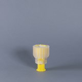 Double candle holder 2.21.2 - yellow 3