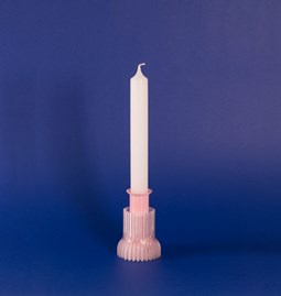 Double candle holder 2.21.1 - pink