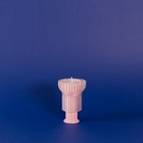 Double candle holder 2.21.1 - pink 3