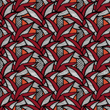 Papier peint ROBINSON - Rouge - Rouge - Design : Mues Design 3