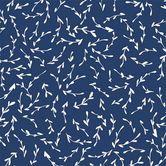 Wallpaper TIMOTHÉE - Blue - Blue - Design : Mues Design