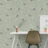 Wallpaper USHA - Green - Green - Design : Mues Design 2