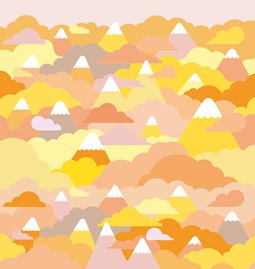 Wallpaper ADRIEN - Orange