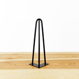 Pied de table "Le Costaud" - Hairpin leg en acier - NOIR - Noir - Design : Ripaton 3