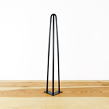 Pied de table "Le Costaud" - Hairpin leg en acier - NOIR - Noir - Design : Ripaton 4