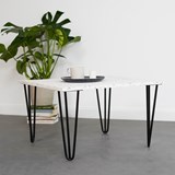 Pied de table "Le Costaud" - Hairpin leg en acier - NOIR - Noir - Design : Ripaton 5