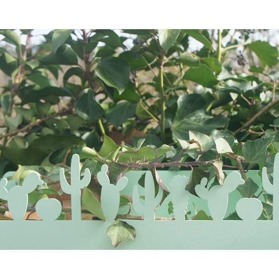 Etagère murale Cactus - vert tendre - Design : Helado Design