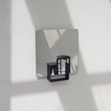 Miroir LOOK carré - Anthracite  7