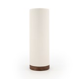 Vase SHOW - Blanc/noyer 2