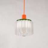 Lampe suspension 3D GIGI 2 - Orange - Design : Warren & Laetitia 3