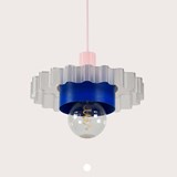 Lampe suspension 3D GIGI 3 - Bleu - Design : Warren & Laetitia 7