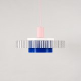 Lampe suspension 3D GIGI 3 - Bleu - Design : Warren & Laetitia 4