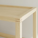 Berceau évolutif NINA + table à dessin LUCA - Frêne / Bambou 3