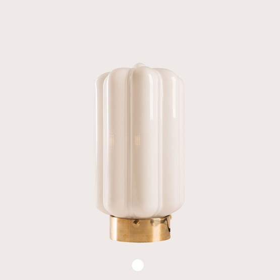 Lampe de table WHITE DECO - Verre  - Design : Embassy interiors