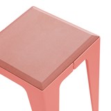 Stool CHAMFER - Kalypso Red - Pink - Design : WYE Design 5