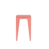 Stool CHAMFER - Kalypso Red - Pink - Design : WYE Design 4