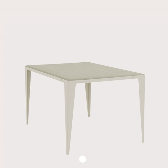 Table CHAMFER -  Gris Soie  - Design : WYE Design
