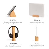 Risco, Loma and Mallo Desk Accessories Combo - Oak 8