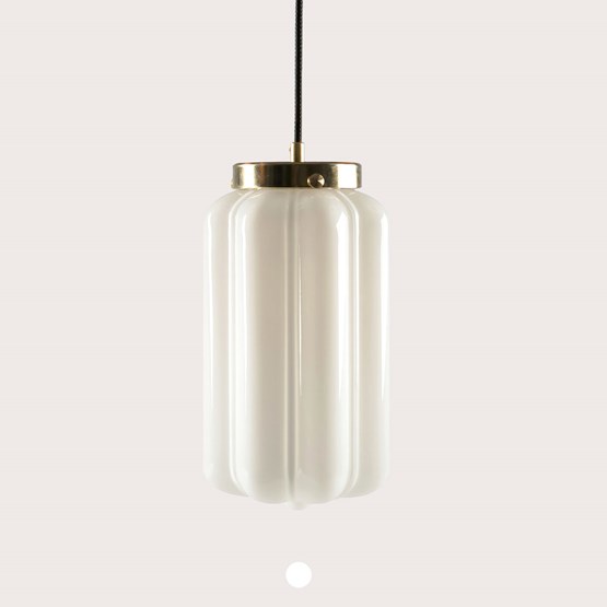 Pendant Light Opaline Deco - Glass  - Design : Embassy interiors