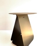Table YOUMY symétrique ronde - bronze anodique 5