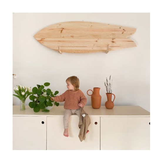 Surfboard - pine - Light Wood - Design : Little Anana