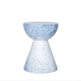 Stool / Side table MOON - Pale Blue  - Blue - Design : Wild Studio 3