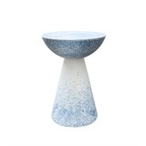 Stool / Side table MOON - Pale Blue  - Blue - Design : Wild Studio 8