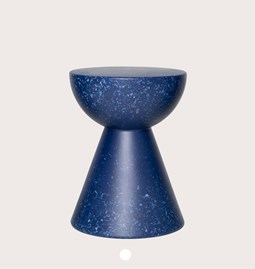 Table Appoint / Tabouret MOON - Indigo 