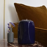 Auguri candle jar - Ink blue - Blue - Design : Amoriæ 4