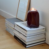 Auguri Candle Jar  - Burgundy - Red - Design : Amoriæ 3