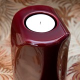 Auguri Candle Jar  - Burgundy - Red - Design : Amoriæ 4
