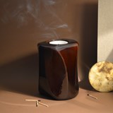 Auguri candle jar - Ecaille - Brown - Design : Amoriæ 3