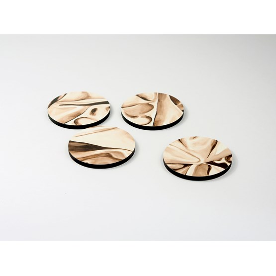 Coasters DRAPÉ - Beige - Beige - Design : Studio Matériel