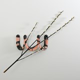 Ü hook - Double model - Pink / Black  - Design : Studio Matériel 4