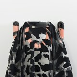 Ü hook - Double model - Pink / Black  - Design : Studio Matériel 3