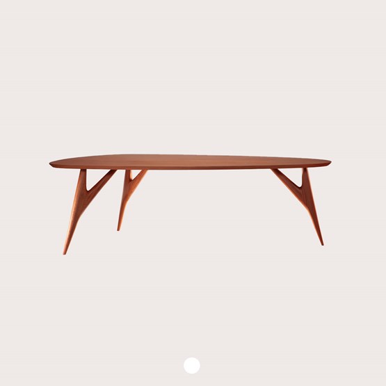 TED MASTERPIECE table - Mahogany - Medium - Design : Greyge