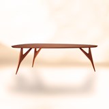 Table TED MASTERPIECE  - Small - Acajou 6