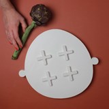 Ceramic flat serving dish - UltraBold - white 4