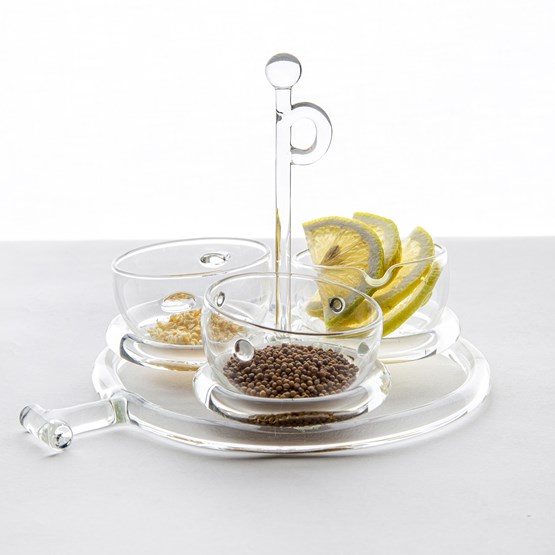 Sauce boat - Sio2 - Glass tableware - Design : StudioNotte