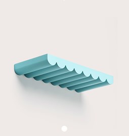 CAKE Shelf - Blue - Designerbox