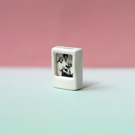 Mini wall art POLAROID - white - White - Design : Stook Jewelry