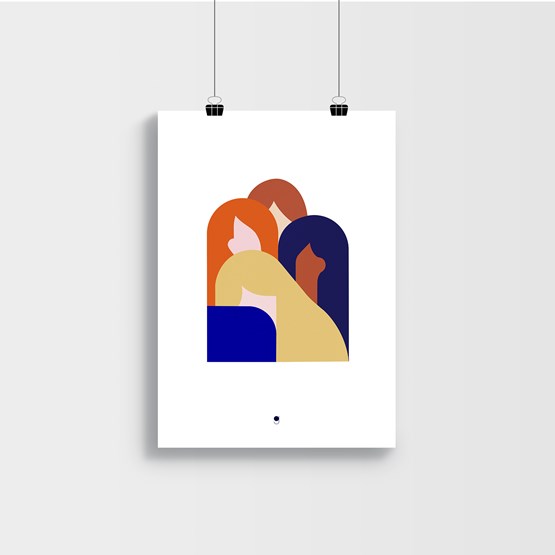 TROP DE LOVE - Affiche   - Design : Géraldine Brunet Design