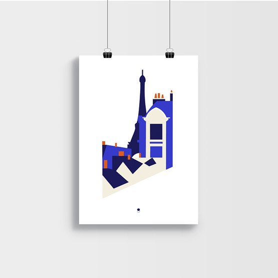 EIFFEL TOWER - Poster - Design : Géraldine Brunet Design