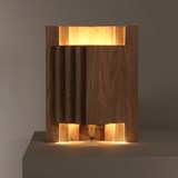 Lampe FRAISE - Chêne - Bois clair - Design : Paul Outters 2