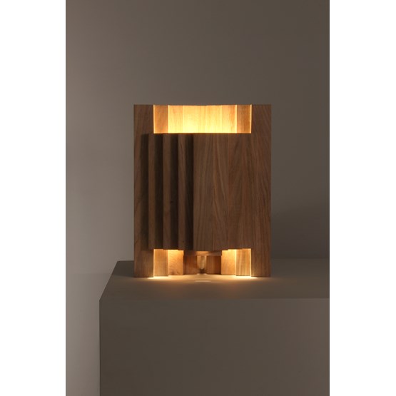Lampe FRAISE - Chêne - Bois clair - Design : Paul Outters